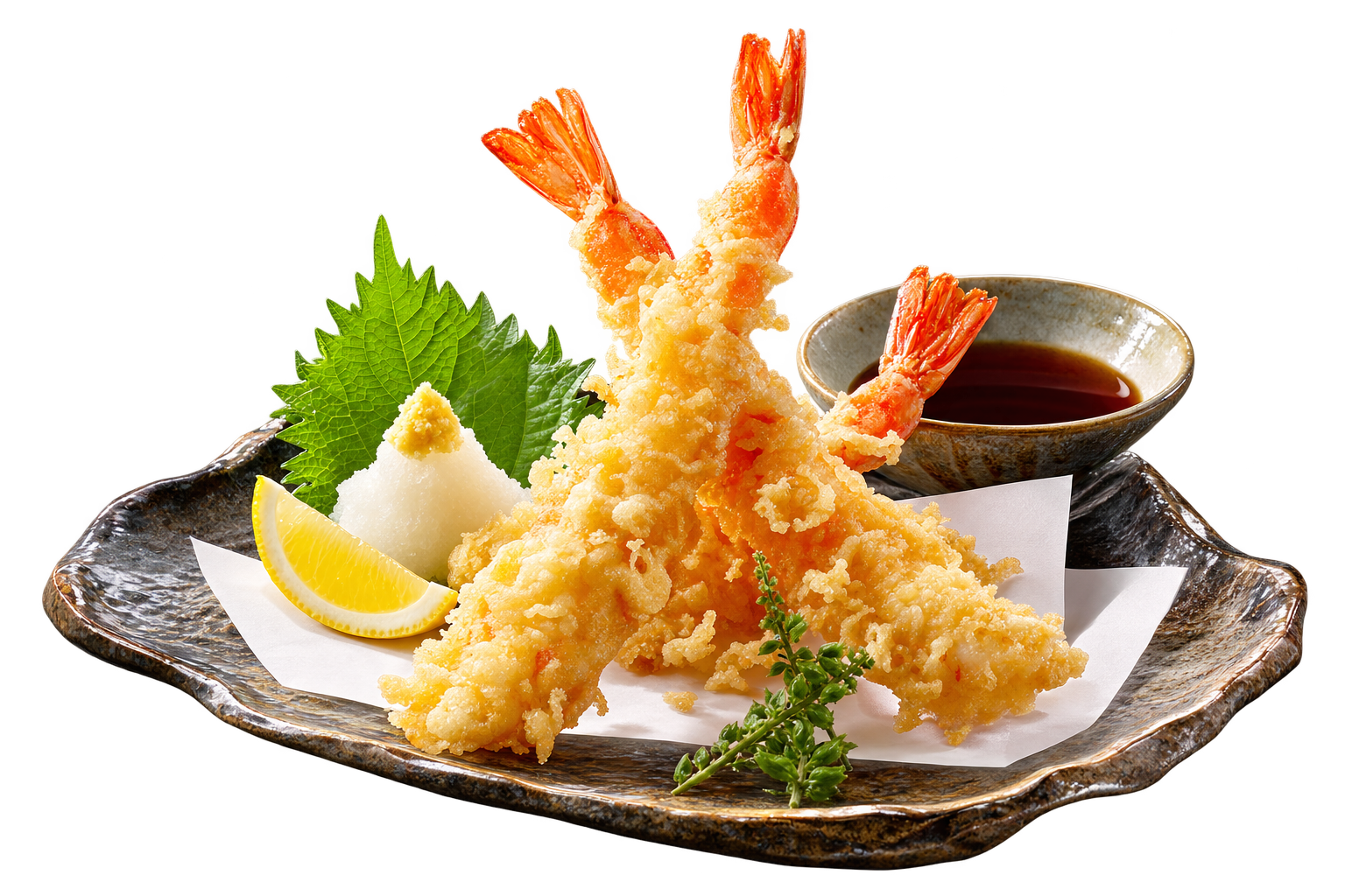 Ebi no Tempura — Garnelen in hauchdünnem, luftigem Ausbackteig, in vier Minuten goldknusprig
