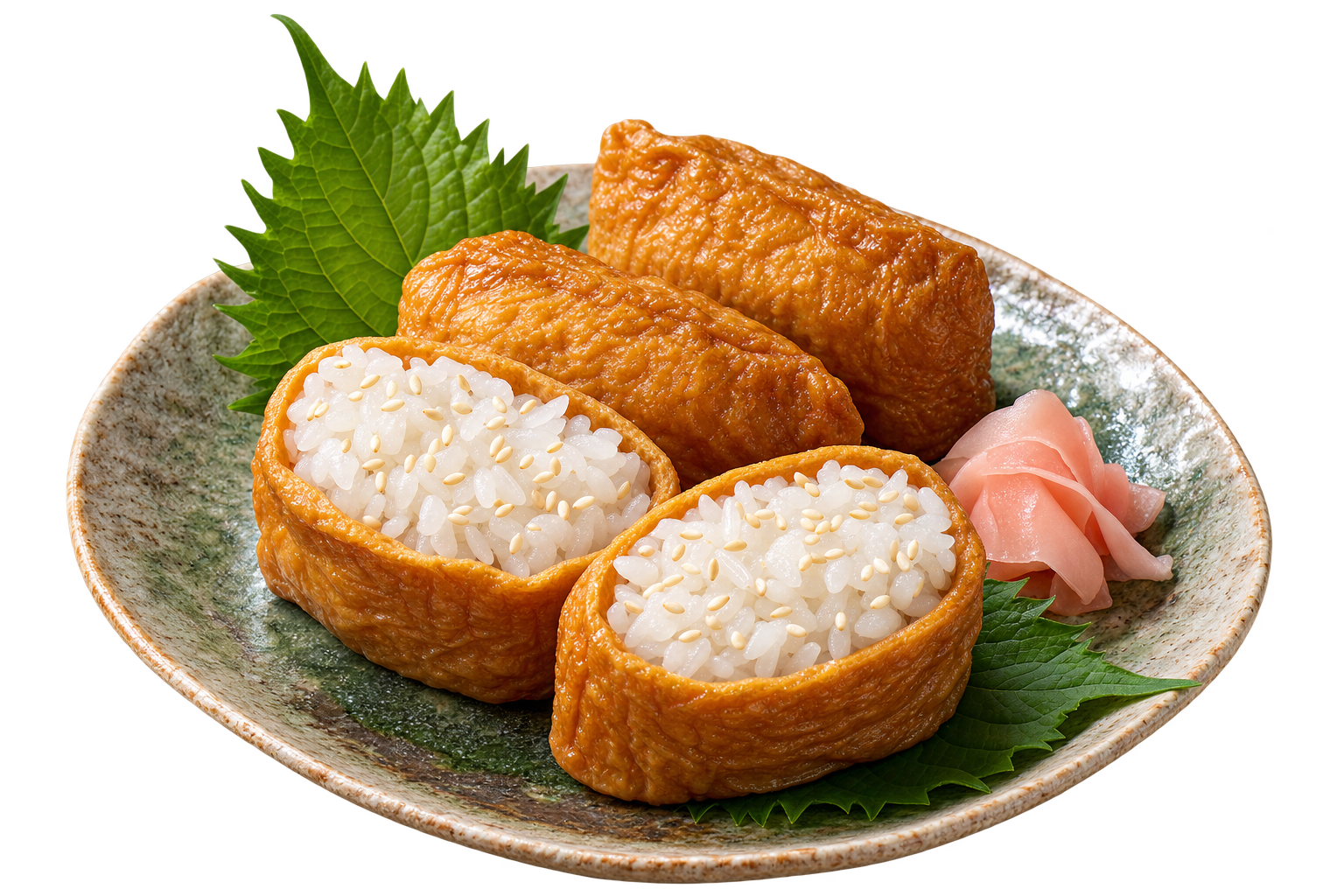 Inarizushi — Süß-salzig geköchelte Tofutaschen, gefüllt mit Sesam-Sushireis